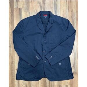 Tommy Hilfiger Navy Cotton Nylon Blazer Jacket‎ XXL Casual Workwear